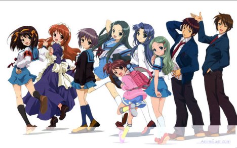This is another funny, cool bucha characters i love...The cast of Haruhi